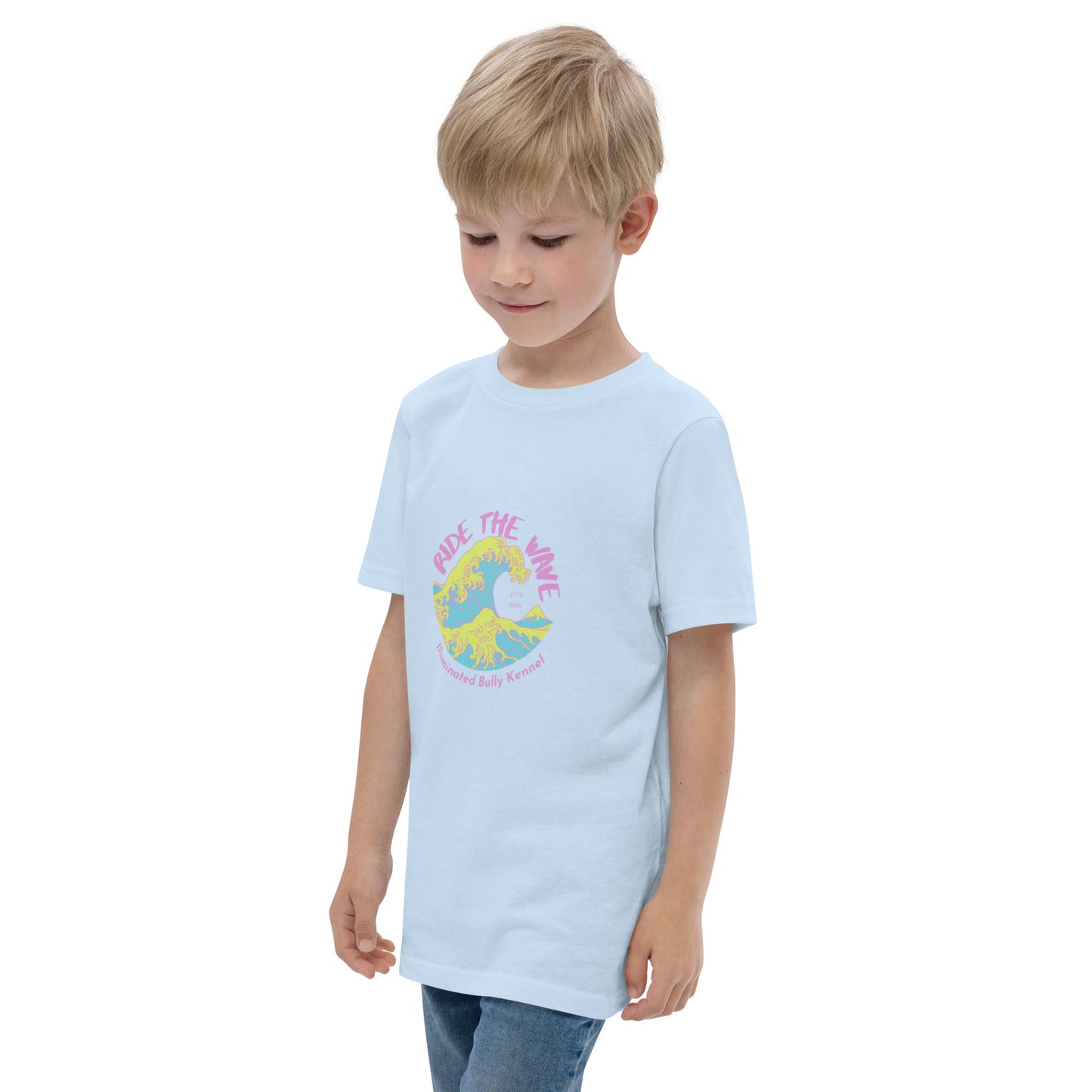 -Youth jersey t-shirt- Neon Wave