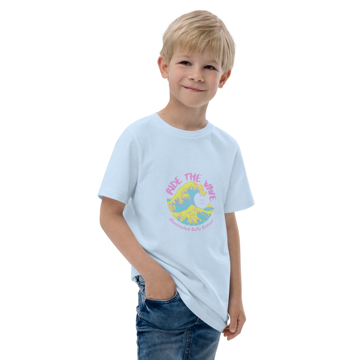 -Youth jersey t-shirt- Neon Wave