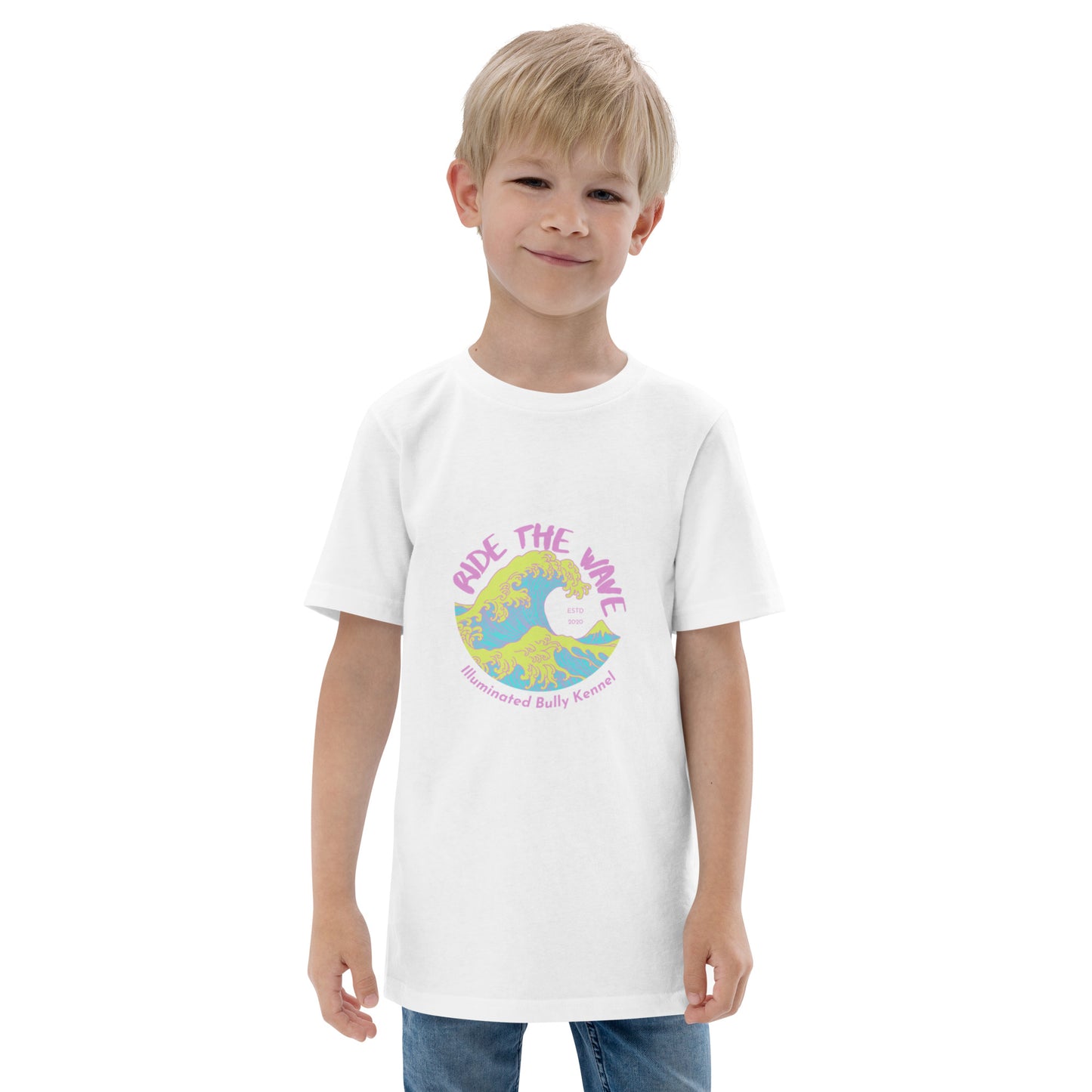 -Youth jersey t-shirt- Neon Wave