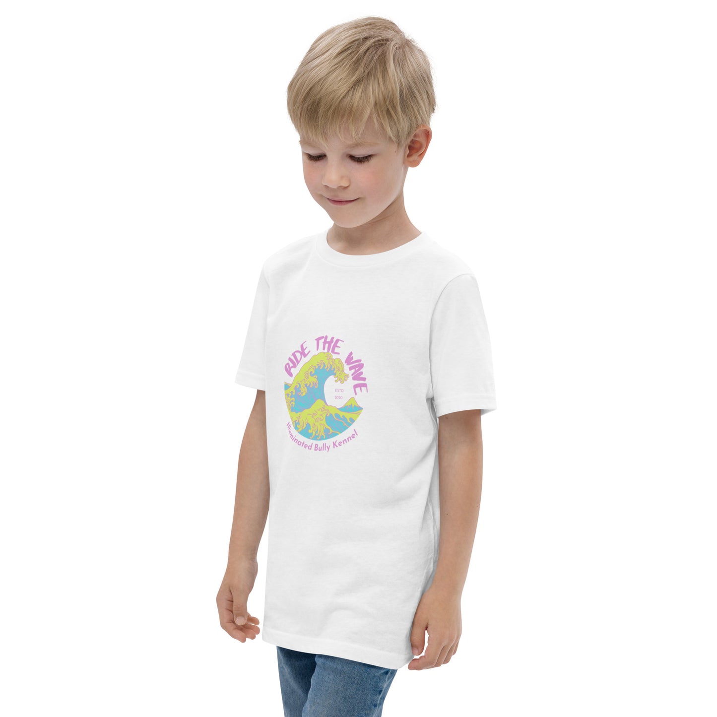 -Youth jersey t-shirt- Neon Wave