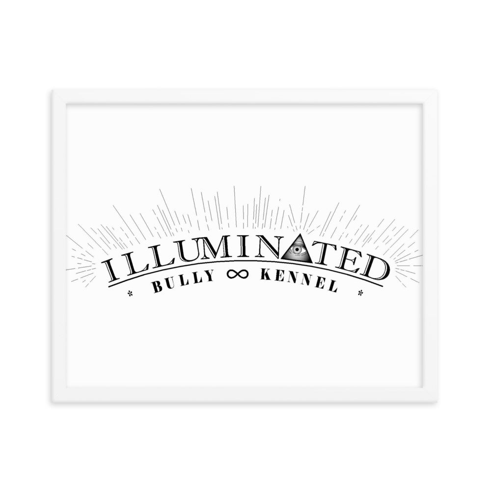 Illuminated Framed poster