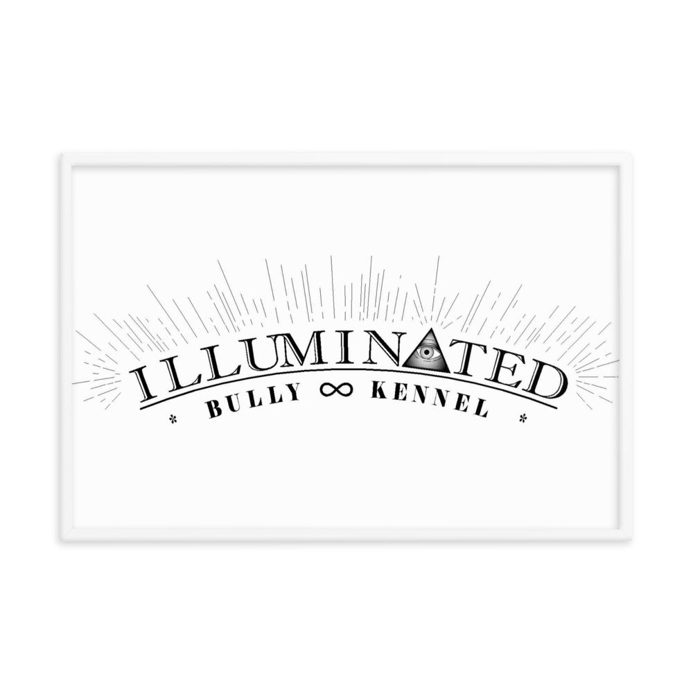 Illuminated Framed poster