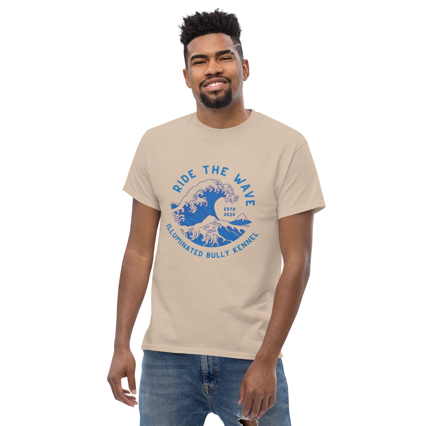 Men's classic tee- Ride the Wave