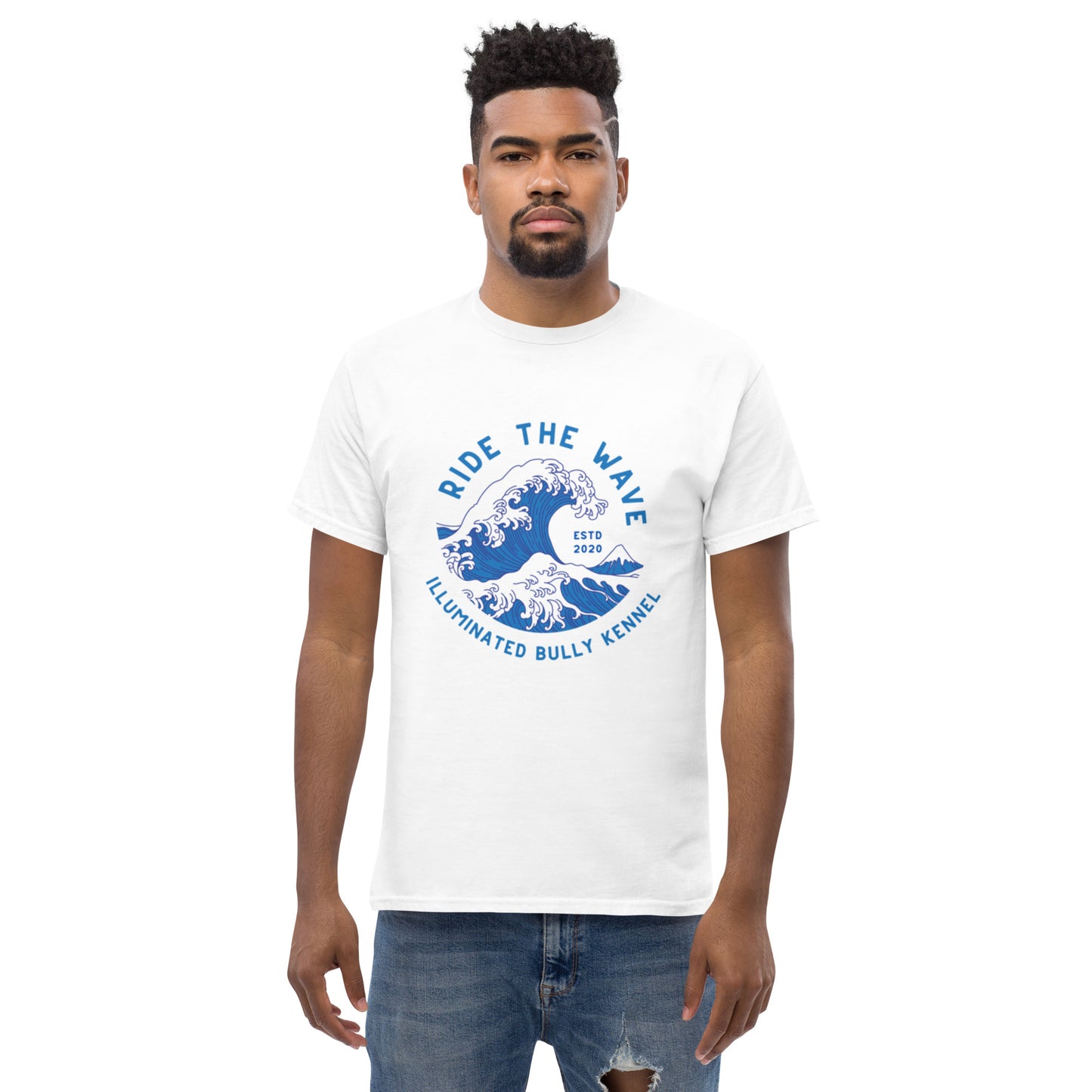 Men's classic tee- Ride the Wave