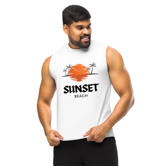 Sunset Beach Muscle Shirt
