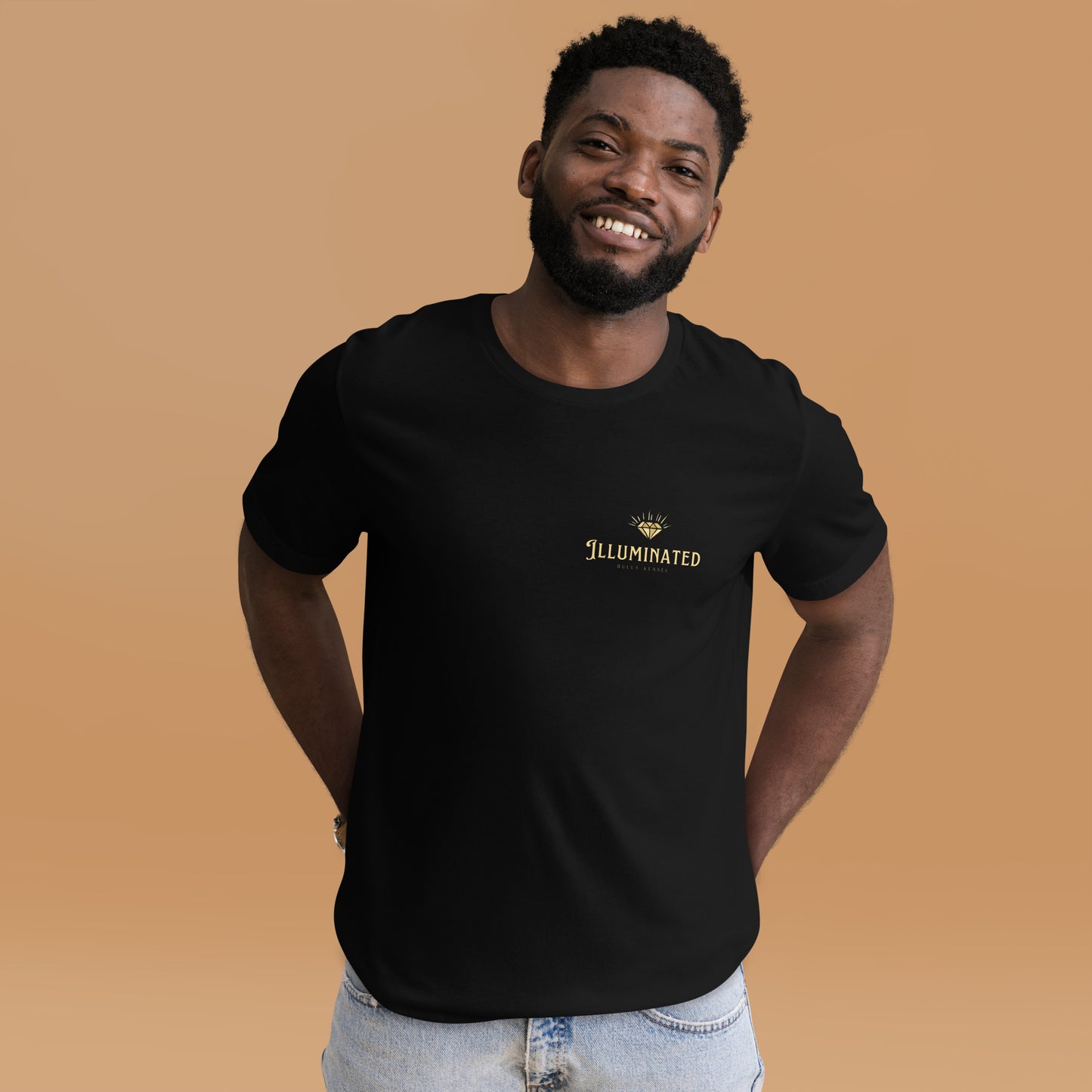 Gold Illuminated Unisex t-shirt