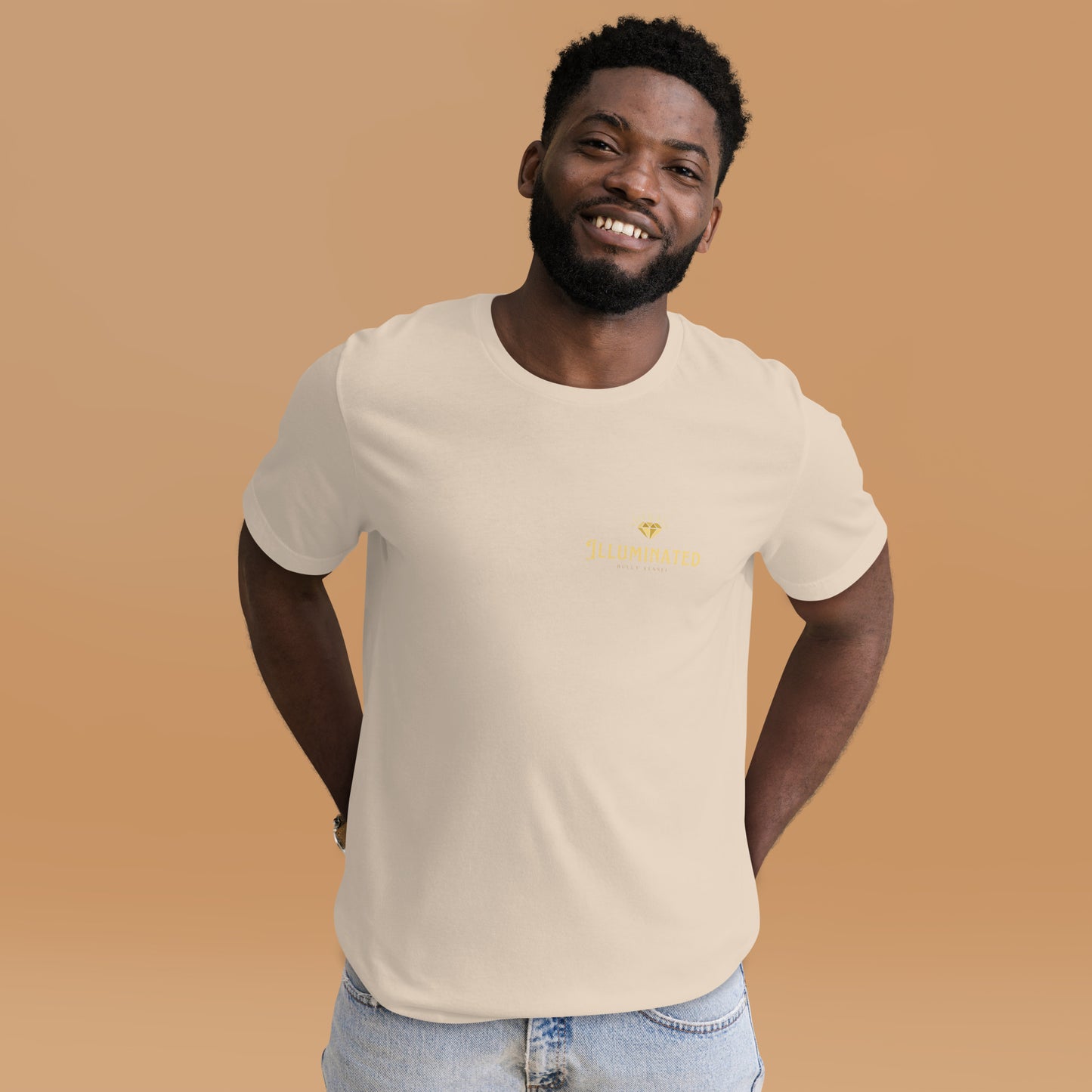 Gold Illuminated Unisex t-shirt