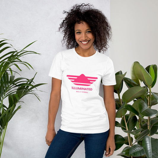 Hot Pink Logo Unisex t-shirt