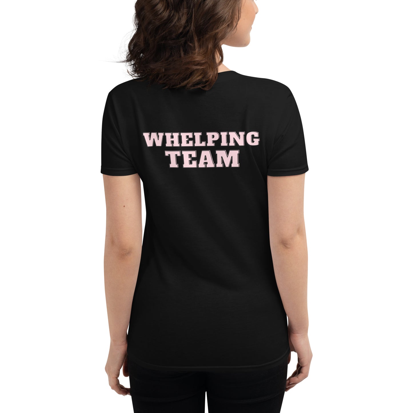 Women's short sleeve t-shirt- Whelping Team