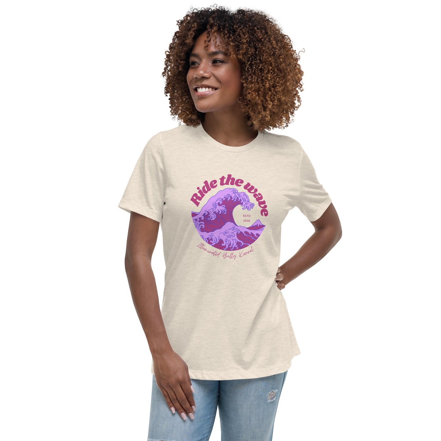 Women's Relaxed T-Shirt- Ride the Wave