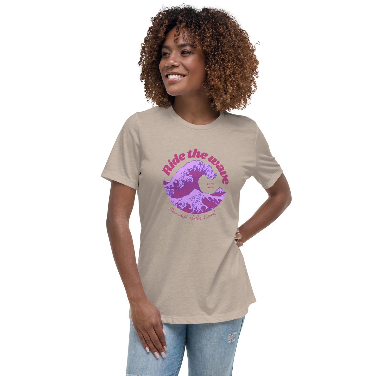 Women's Relaxed T-Shirt- Ride the Wave